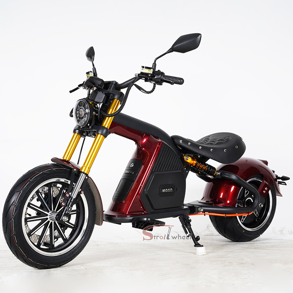 EU Warehouse M8S 4000W 72V 35AH Battery Max Speed 80km/h Chopper Citycoco Electric Motorcycle