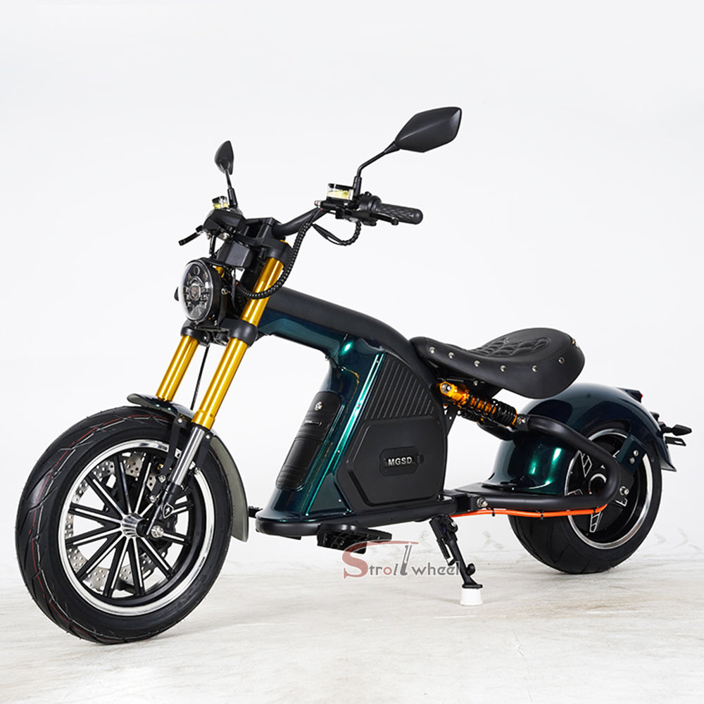 EU Warehouse M8S 4000W 72V 35AH Battery Max Speed 80km/h Chopper Citycoco Electric Motorcycle