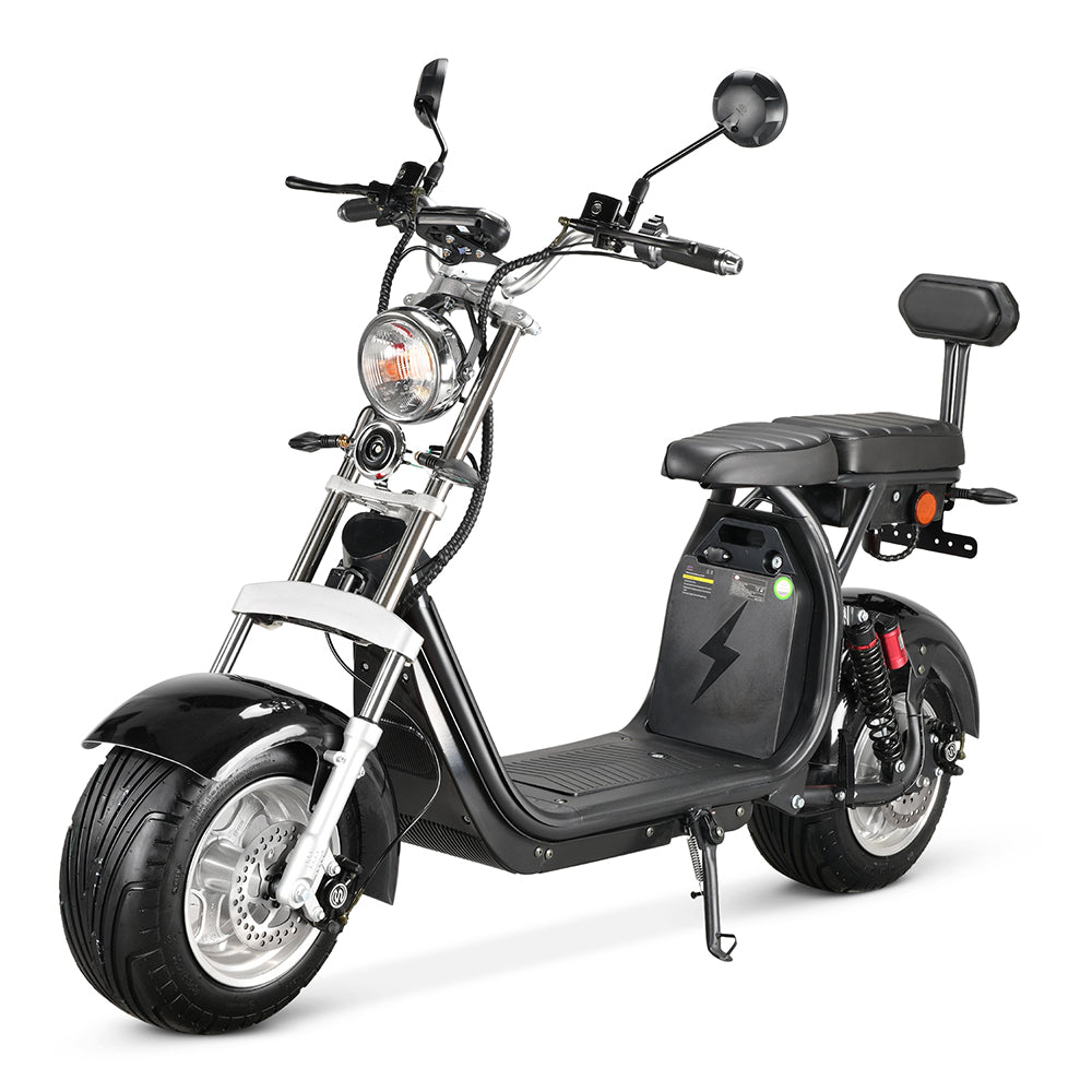 EU Stock CP-1.6 Citycoco 1500W 60V TWO 20Ah Removable Battery Chopper Electric Scooter Motorcyle