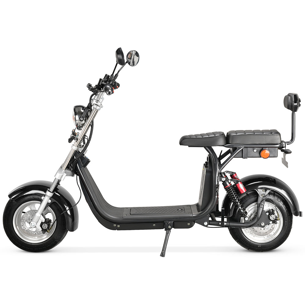 EU Stock CP-1.6 Citycoco 1500W 60V TWO 20Ah Removable Battery Chopper Electric Scooter Motorcyle