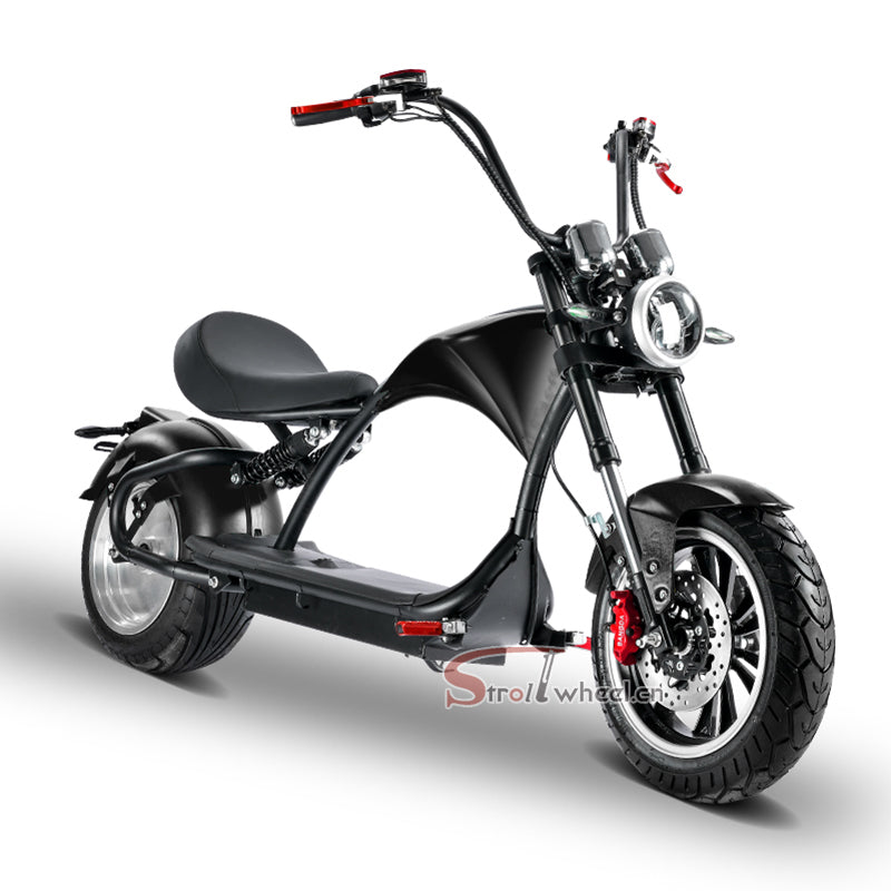 USA Warehouse Stock CP-4 2 Wheel Citycoco Electric Motorcycle 2000W 60V 20AH Battery Citycoco Scooter Chopper