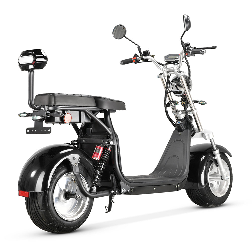 EU Stock CP-1.6 Citycoco 1500W 60V TWO 20Ah Removable Battery Chopper Electric Scooter Motorcyle