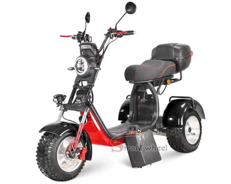 Germany Warehouse Stock CP-7 4000W 60V 55AH Battery With Rear Box Citycoco Tricycle