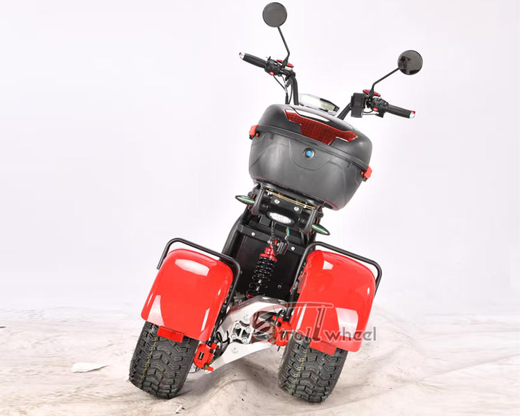 Germany Warehouse Stock CP-7 4000W 60V 55AH Battery With Rear Box Citycoco Tricycle