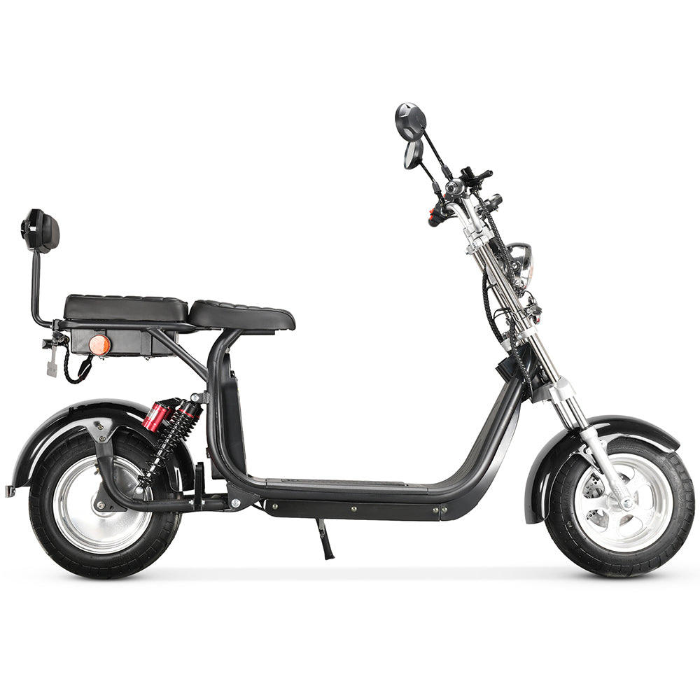 EU Stock CP-1.6 Citycoco 1500W 60V TWO 20Ah Removable Battery Chopper Electric Scooter Motorcyle