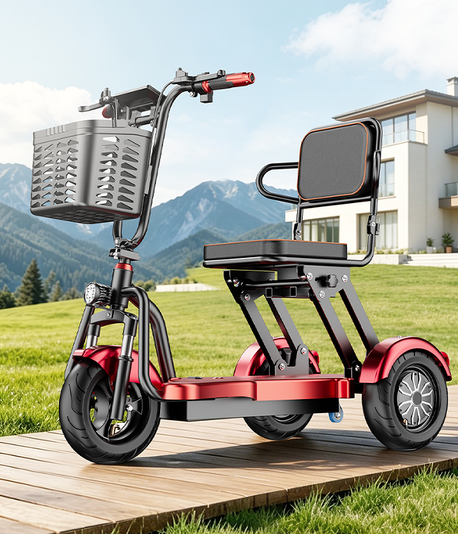 1000W Motor Electric Mobility Scooter with 36V 12Ah Battery Foldable Scooter