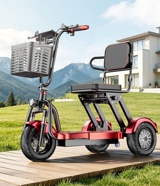 1000W Motor Electric Mobility Scooter with 36V 12Ah Battery Foldable Scooter