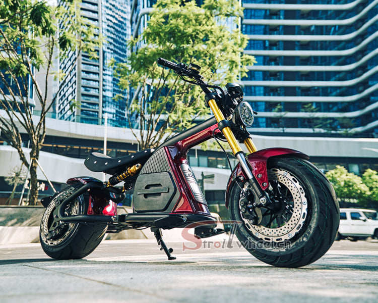 Germany Warehouse Fast Shipping M8S 4000W 72V 35AH Battery Citycoco Electic Scooter Motorcycle Chopper