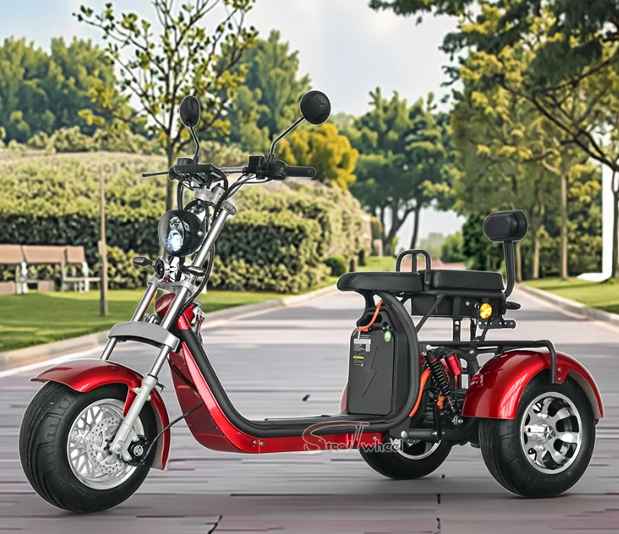 EU Stock CP-3 with 2000W 60V 20AH+20AH Battery Electric Tirke Motorcycle, Ship From Germany Warehouse Stock