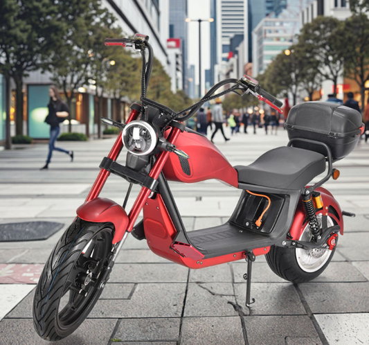 Europe Warehouse Citycoco Chopper SHANSU CP-6 with 2000W 60V 20Ah+20Ah Battery 2 Wheel Electric Motorcycle