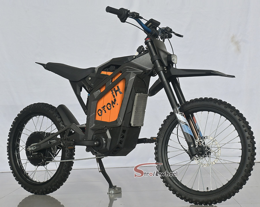 2 Wheel High Speed Electric Bicycle with 1500W 72V 36Ah Battery Fast Motorcycle 80KM/H