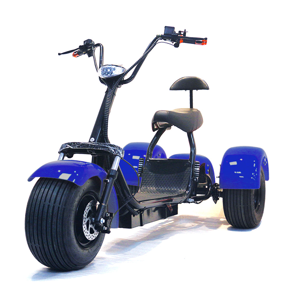 USA Stock ES1003 Citycoco 2000W Tricycle 60V 20AH Battery 3 Wheel Electric Motorcycle Tike Chopper