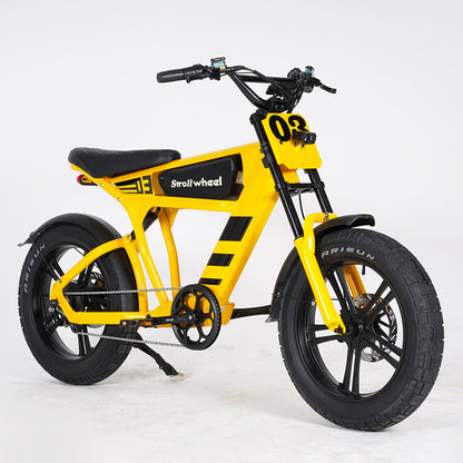 USA Warehouse Free Shipping FT03 Bicycle 750W Motor 48V 18.2Ah Battery Electric Bike Citycoco Motorcyce