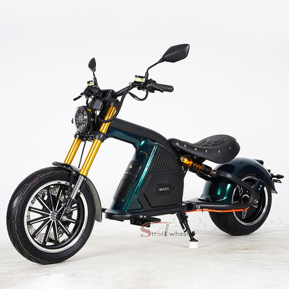 EU Warehouse M8S 4000W 72V 35AH Battery Max Speed 80km/h Chopper Citycoco Electric Motorcycle