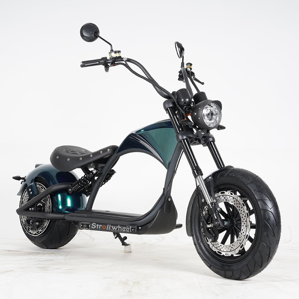 EU Warehouse M1P 2000W 60V 30AH Battery Max Speed 45KM COC 2 Wheel Citycoco Chopper