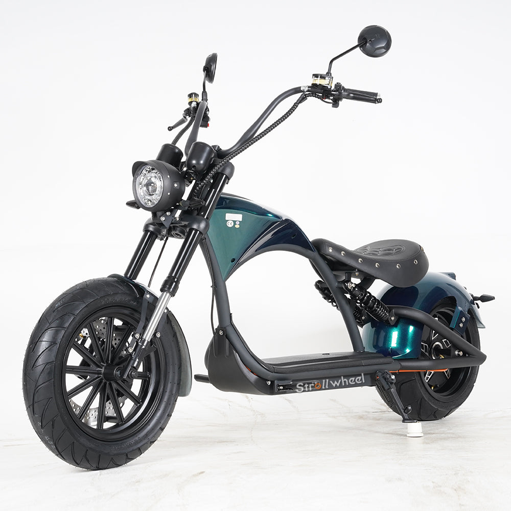 EU Warehouse M1P 2000W 60V 30AH Battery Max Speed 45KM COC 2 Wheel Citycoco Chopper