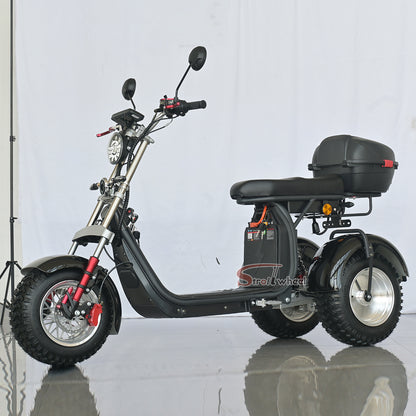 Germany Warehouse Stock CP-7 4000W 60V 55AH Battery With Rear Box Citycoco Tricycle