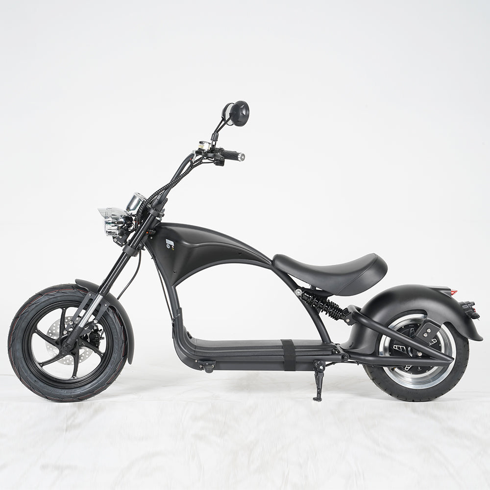EU Stock MANGOSTEEN Chopper M1P Citycoco Electric Chopper Motorcycle 2000W High Speed Electric Motorcycle 60v 30AH Battery