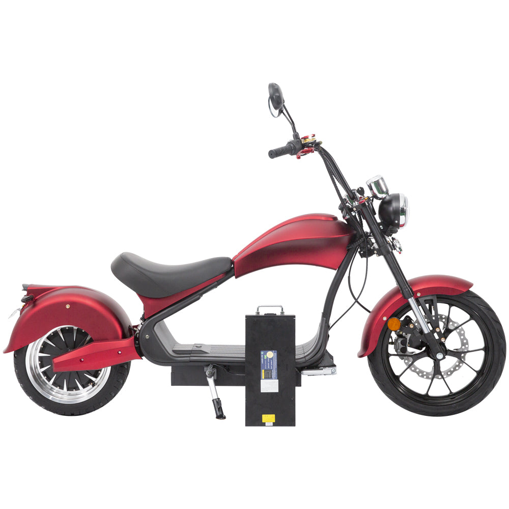 EU Lager 2 Rad Motorrad MH3 3000W 60V 30Ah Batterie Citycoco Chopper