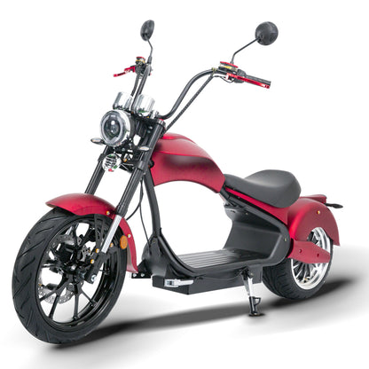 EU Lager 2 Rad Motorrad MH3 3000W 60V 30Ah Batterie Citycoco Chopper