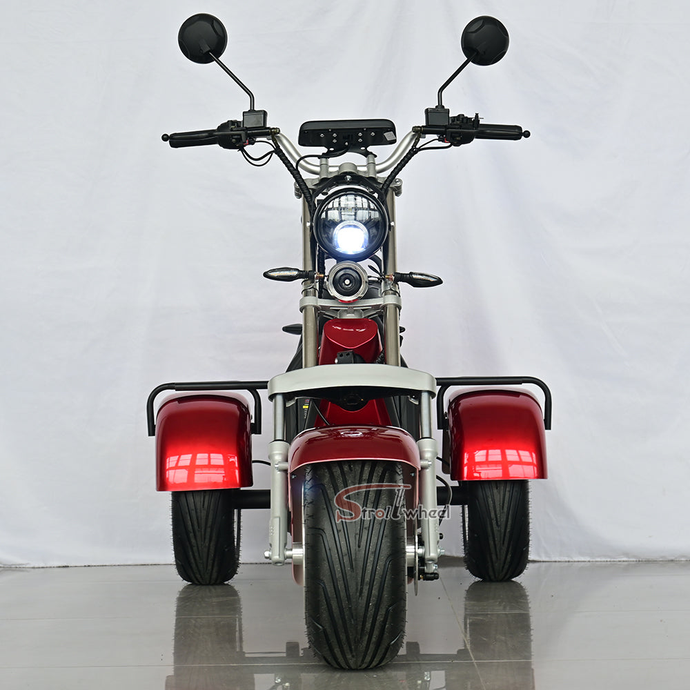 CP-3 2000W 60V 40AH Battery 3 Wheel Tricycle Citycoco Electric Scooter, Ship From EU, EEC/COC, Free Shipping and TAX