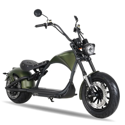 EU Warehouse MANGOSTEEN M1P 2000W 60V 30AH Battery with 45KM COC 2 Wheel Citycoco Chopper