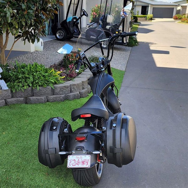 M1P 2000W 60V 30Ah Battery Citycoco Chopper Electric Motorcycle, Ship From USA Warehouse