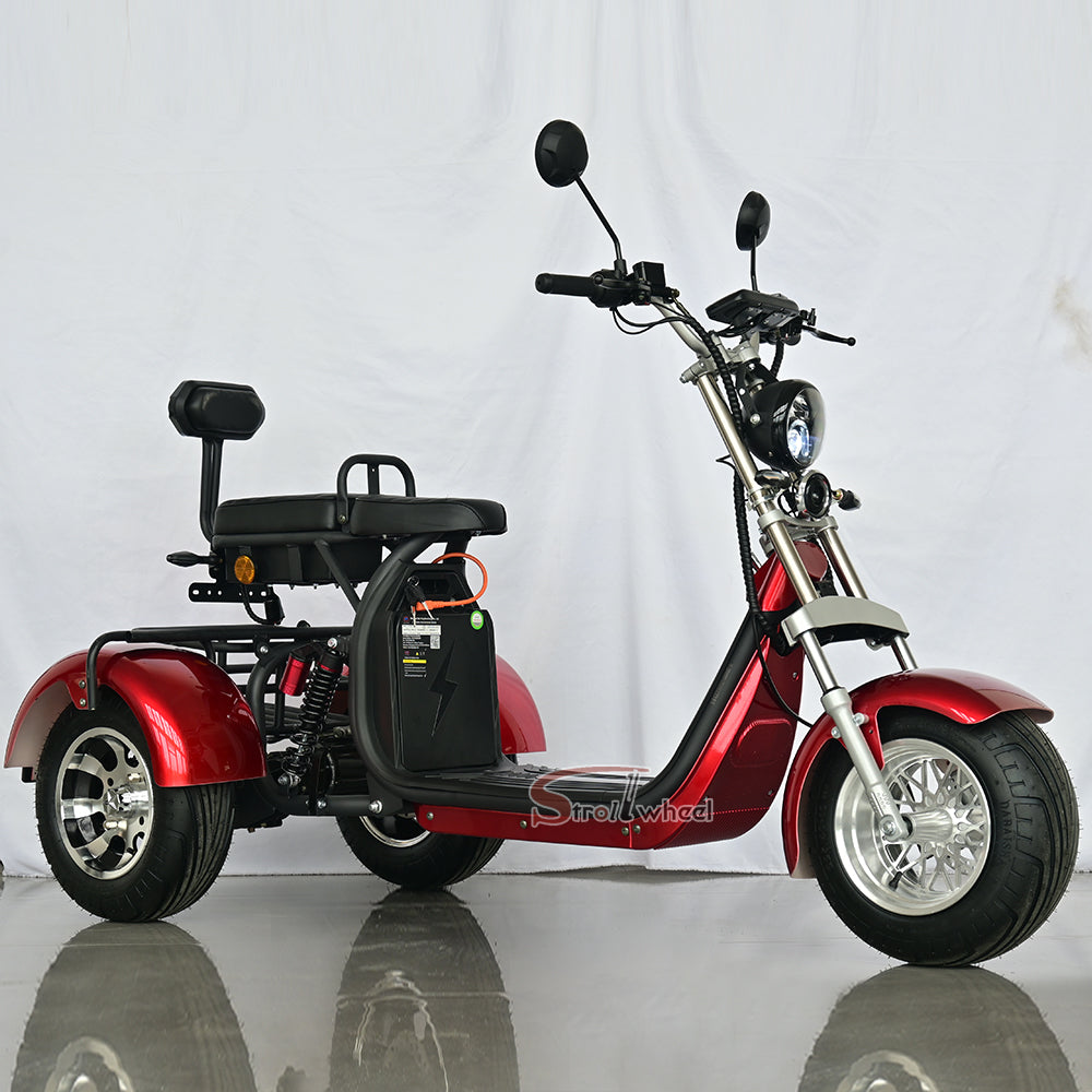 CP-3 2000W 60V 40AH Battery 3 Wheel Tricycle Citycoco Electric Scooter, Ship From EU, EEC/COC, Free Shipping and TAX