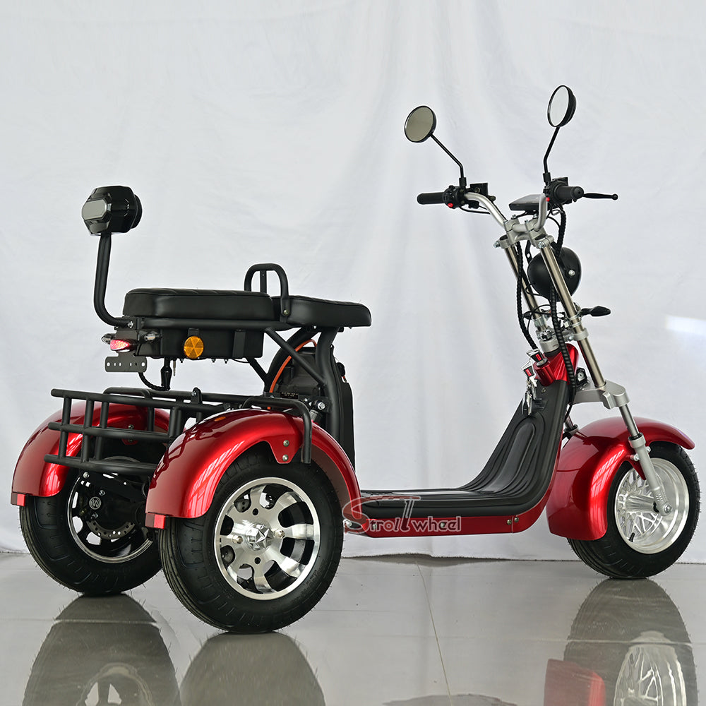 CP-3 2000W 60V 40AH Battery 3 Wheel Tricycle Citycoco Electric Scooter, Ship From EU, EEC/COC, Free Shipping and TAX
