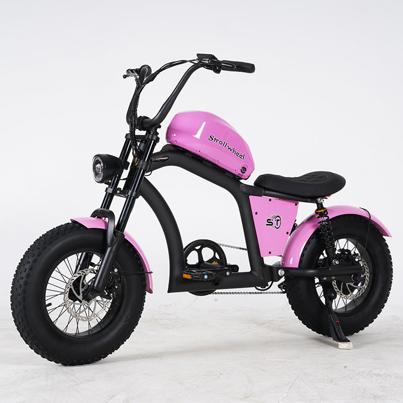 EU-Lager Citycoco Mini FT02 500W 48V 15AH Batterie 40km/h Max Geschwindigkeit 2 Rad Elektrische Motorrad