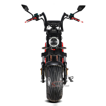 USA Warehouse Stock CP-9 Citycoco 4000W 60V 50Ah lithium battery Electric Motorcycle With 12Inch Tire Adult Motorccyle Chopper