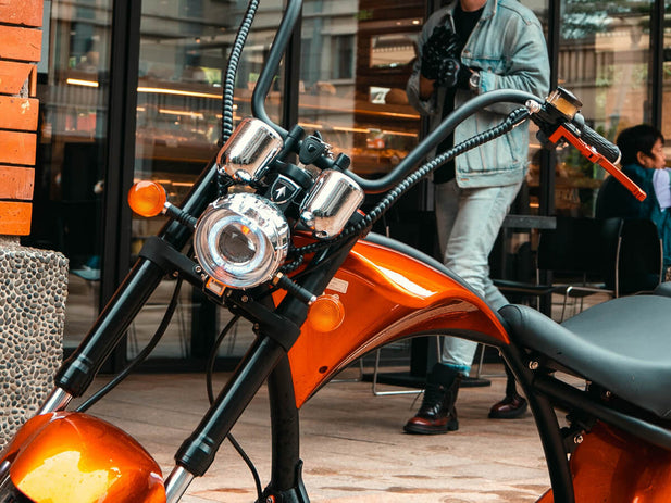 M1 Two Seat 2000W 60V 30Ah Battery Citycoco Chopper Electric Motorcycle, Ship From USA Warehouse