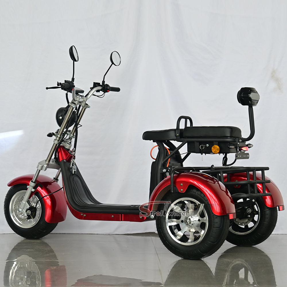 CP-3 2000W 60V 40AH Battery 3 Wheel Tricycle Citycoco Electric Scooter, Ship From EU, EEC/COC, Free Shipping and TAX