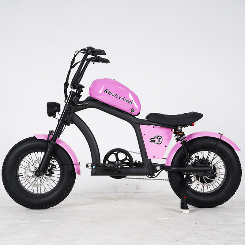 EU-Lager Citycoco Mini FT02 500W 48V 15AH Batterie 40km/h Max Geschwindigkeit 2 Rad Elektrische Motorrad
