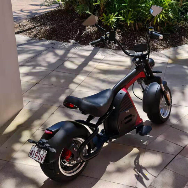 M8 2000W 60V 30AH Battery Fat Tire Citycoco Electric Scooter Motorcycle Ship From USA