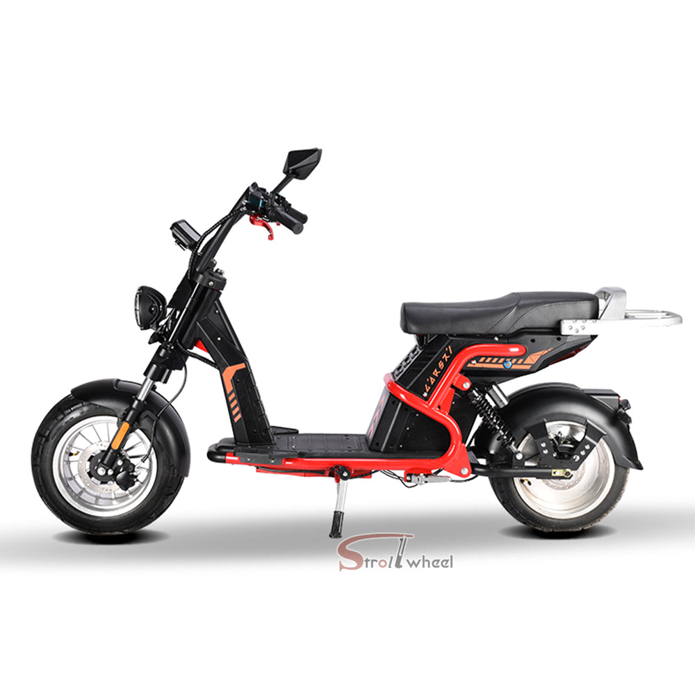 USA Warehouse Stock CP-9 Citycoco 4000W 60V 50Ah lithium battery Electric Motorcycle With 12Inch Tire Adult Motorccyle Chopper
