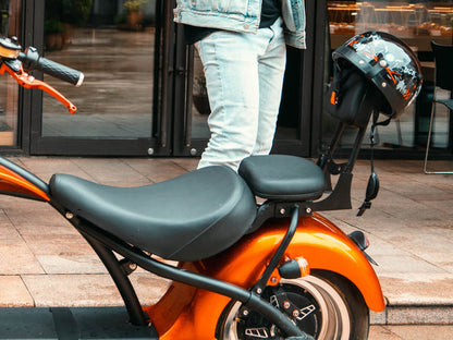 M1 Two Seat 2000W 60V 30Ah Battery Citycoco Chopper Electric Motorcycle, Ship From USA Warehouse