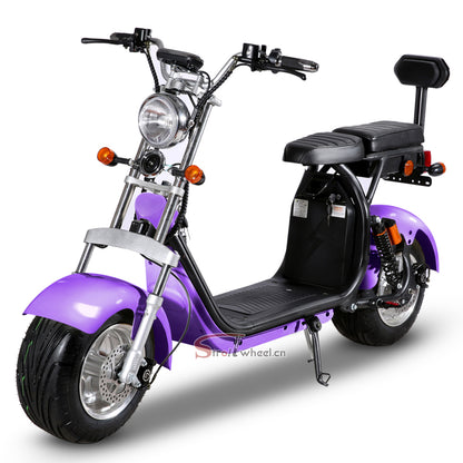 USA Warehouse Stock CP-1.6 Scooter 2 Wheel Citycoco Electric Motorcycle 60V 20AH Battery Chopper Scooter