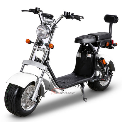 USA Warehouse Stock CP-1.6 Scooter 2 Wheel Citycoco Electric Motorcycle 60V 20AH Battery Chopper Scooter
