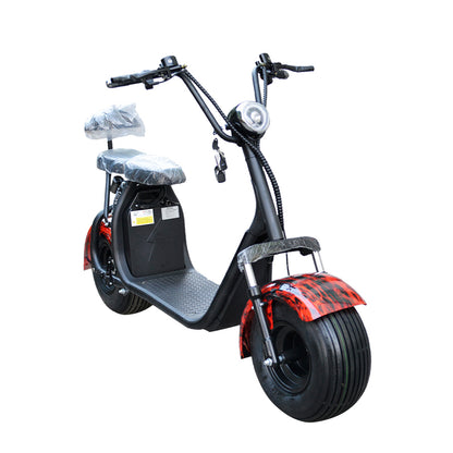 USA Stock ES1001VII Citycoco 2000W 60V 20Ah Battery Electric Motorcycle 2 Wheel Electric Scooter Chopper