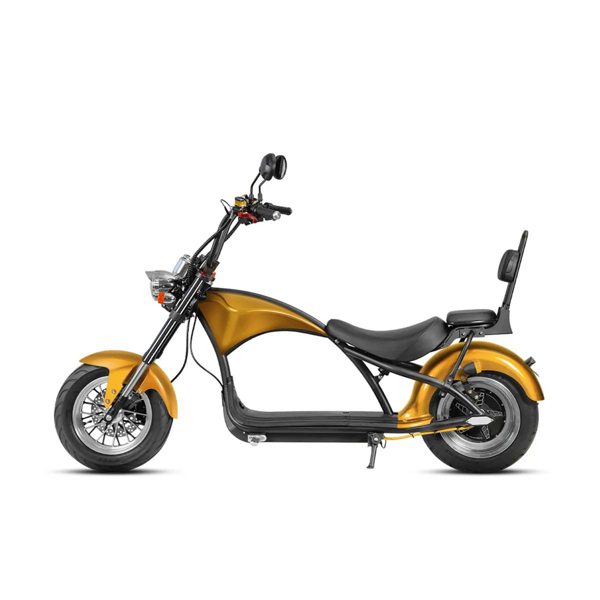 M1 Two Seat 2000W 60V 30Ah Battery Citycoco Chopper Electric Motorcycle, Ship From USA Warehouse