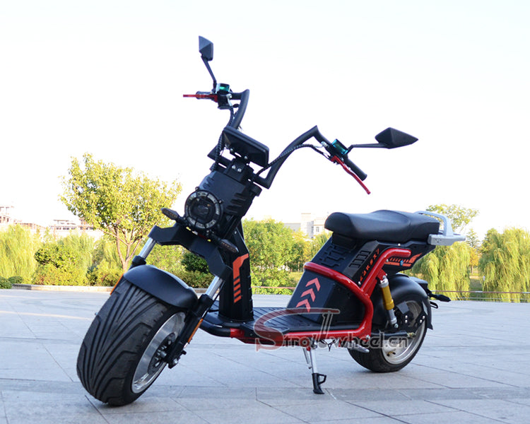 USA Warehouse Stock CP-9 Citycoco 4000W 60V 50Ah lithium battery Electric Motorcycle With 12Inch Tire Adult Motorccyle Chopper