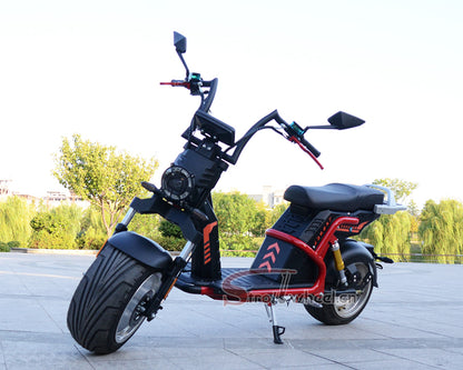 USA Warehouse Stock CP-9 Citycoco 4000W 60V 50Ah lithium battery Electric Motorcycle With 12Inch Tire Adult Motorccyle Chopper