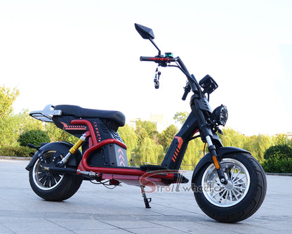 USA Warehouse Stock CP-9 Citycoco 4000W 60V 50Ah lithium battery Electric Motorcycle With 12Inch Tire Adult Motorccyle Chopper