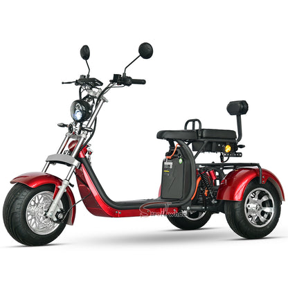CP-3 2000W 60V 40AH Battery 3 Wheel Tricycle Citycoco Electric Scooter, Ship From EU, EEC/COC, Free Shipping and TAX