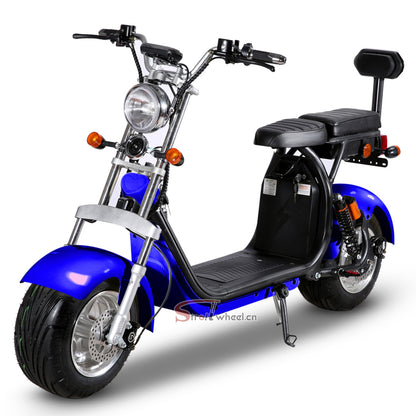 USA Warehouse Stock CP-1.6 Scooter 2 Wheel Citycoco Electric Motorcycle 60V 20AH Battery Chopper Scooter