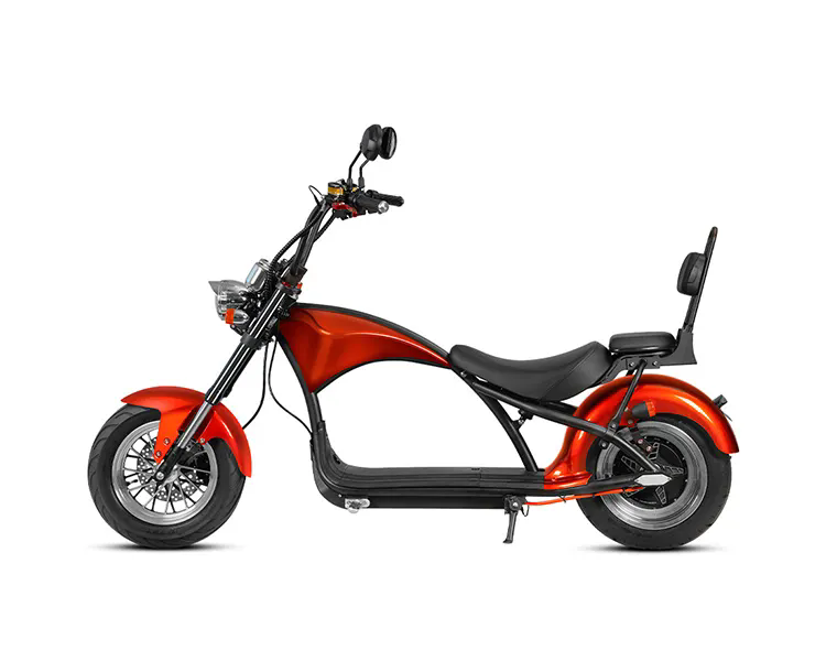 M1 Two Seat 2000W 60V 30Ah Battery Citycoco Chopper Electric Motorcycle, Ship From USA Warehouse