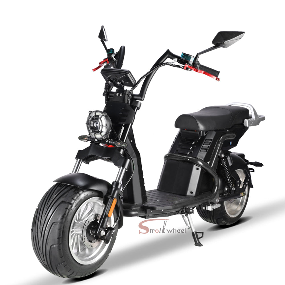 USA Warehouse Stock CP-9 Citycoco 4000W 60V 50Ah lithium battery Electric Motorcycle With 12Inch Tire Adult Motorccyle Chopper