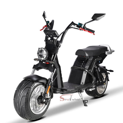 USA Warehouse Stock CP-9 Citycoco 4000W 60V 50Ah lithium battery Electric Motorcycle With 12Inch Tire Adult Motorccyle Chopper