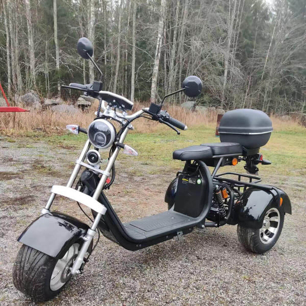 CP-3 2000W 60V 40AH Battery 3 Wheel Tricycle Citycoco Electric Scooter, Ship From EU, EEC/COC, Free Shipping and TAX